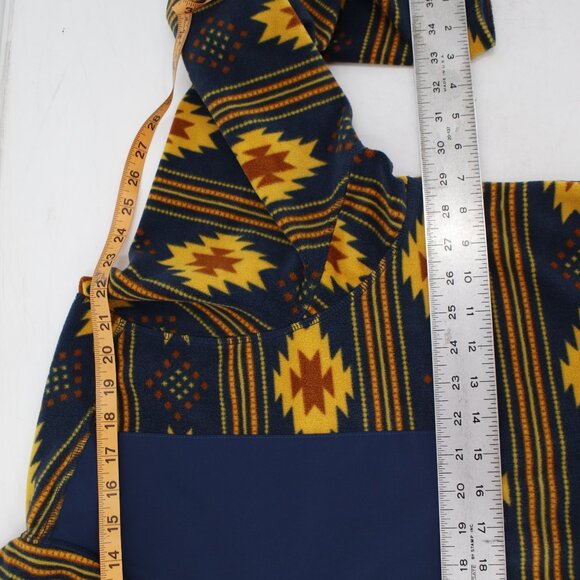 Duluth Trading Co Jacket Mens 2XL Fleece 1/4 Zip Pullover southwestern Aztec - Picture 10 of 11